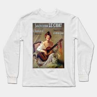 Le Savon, vintage French poster Long Sleeve T-Shirt